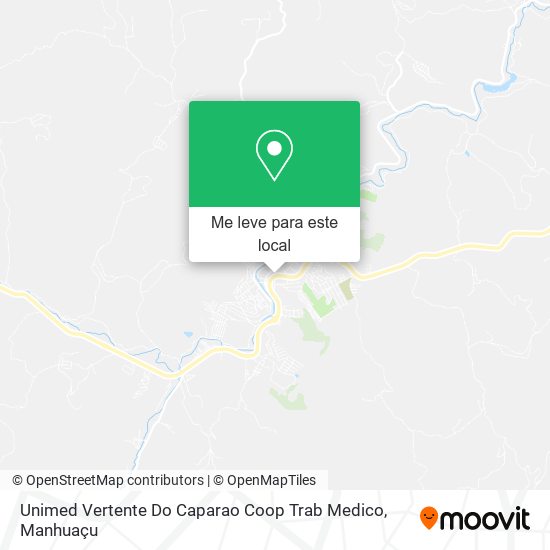 Unimed Vertente Do Caparao Coop Trab Medico mapa