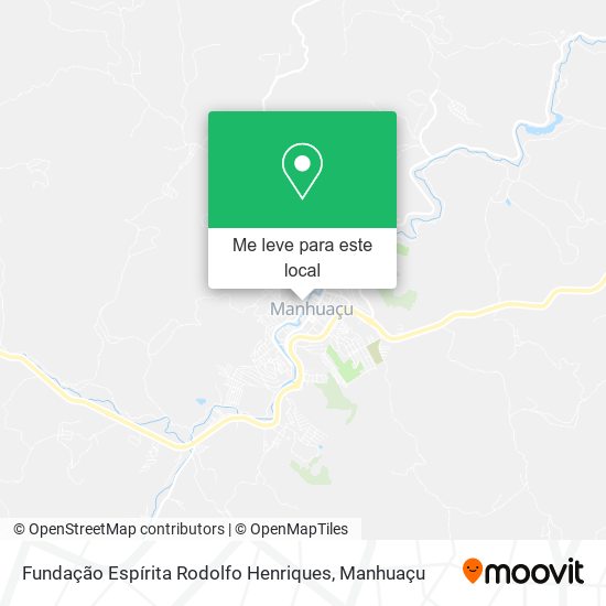 Fundação Espírita Rodolfo Henriques mapa