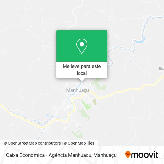 Caixa Economica - Agência Manhuacu mapa