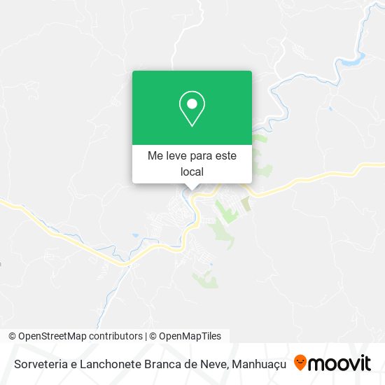 Sorveteria e Lanchonete Branca de Neve mapa