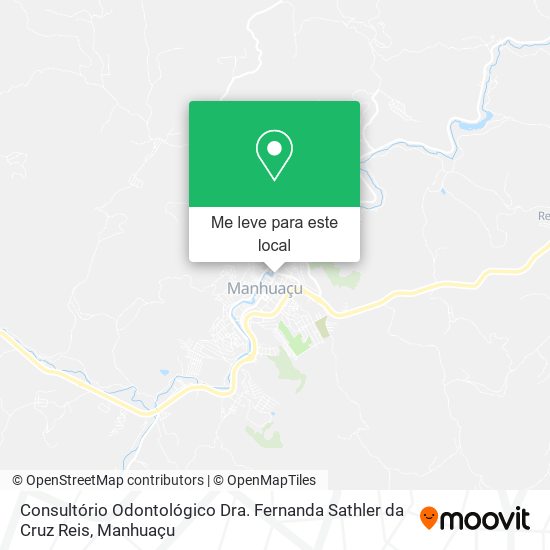 Consultório Odontológico Dra. Fernanda Sathler da Cruz Reis mapa