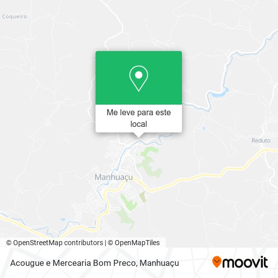 Acougue e Mercearia Bom Preco mapa