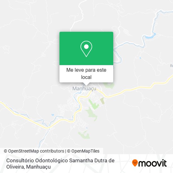Consultório Odontológico Samantha Dutra de Oliveira mapa