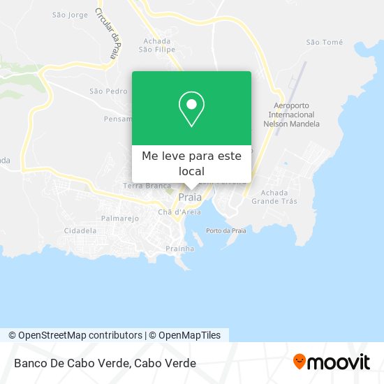 Banco De Cabo Verde mapa