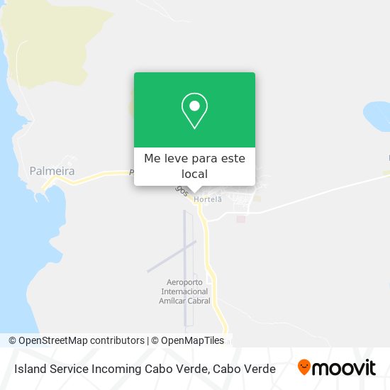 Island Service Incoming Cabo Verde mapa