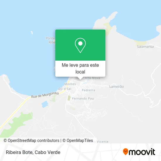 Ribeira Bote mapa