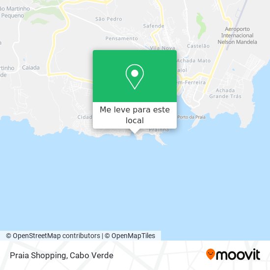 Praia Shopping mapa