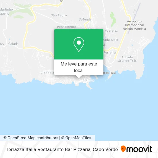 Terrazza Italia Restaurante Bar Pizzaria mapa