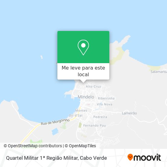 Quartel Militar 1ª Região Militar mapa