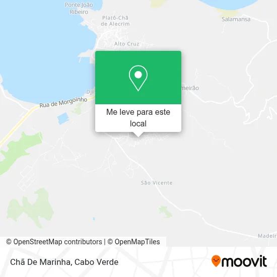 Chã De Marinha mapa