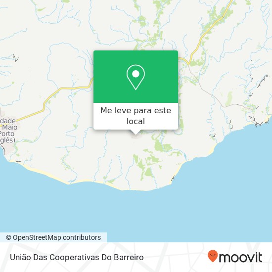 União Das Cooperativas Do Barreiro mapa