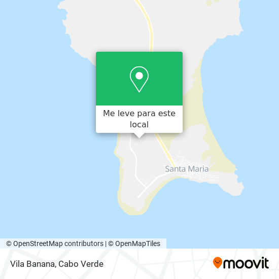 Vila Banana mapa