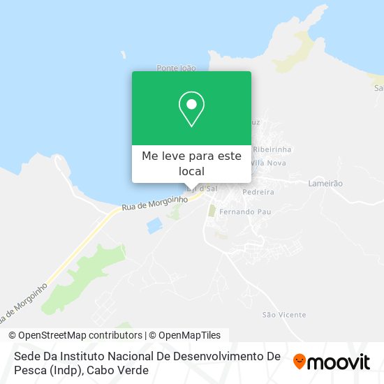 Sede Da Instituto Nacional De Desenvolvimento De Pesca (Indp) mapa