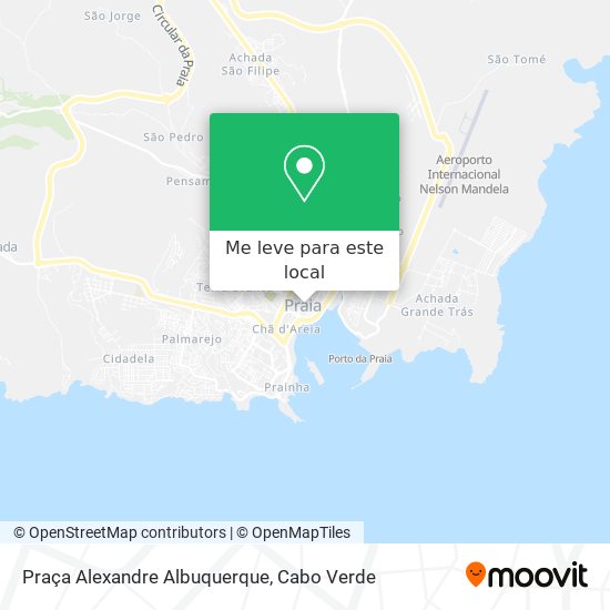 Praça Alexandre Albuquerque mapa