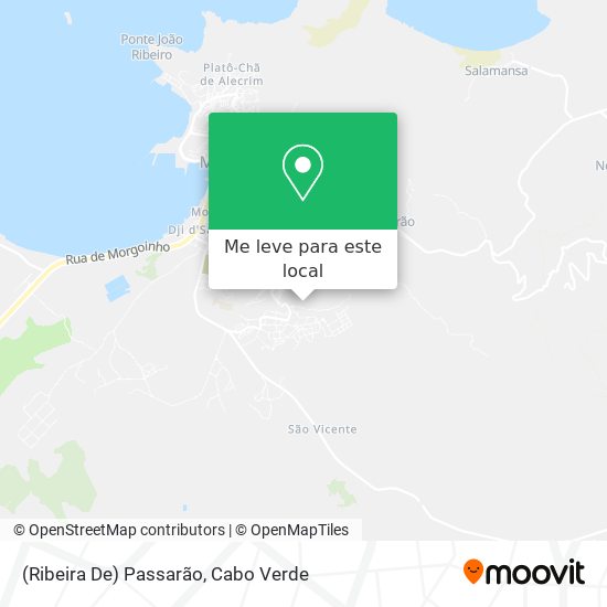 (Ribeira De) Passarão mapa