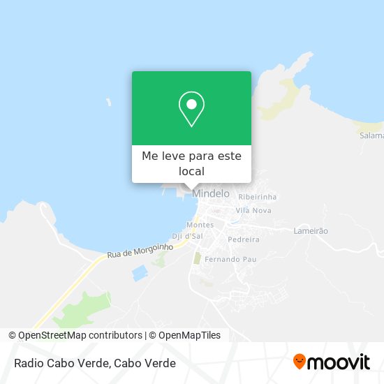 Radio Cabo Verde mapa