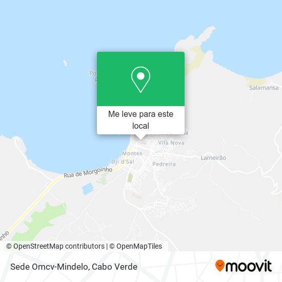 Sede Omcv-Mindelo mapa