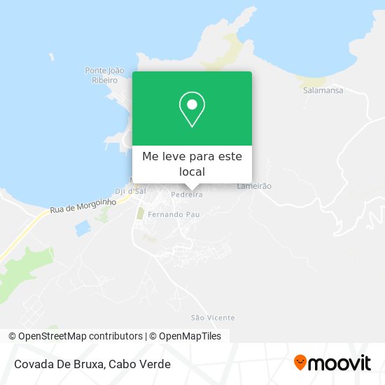 Covada De Bruxa mapa