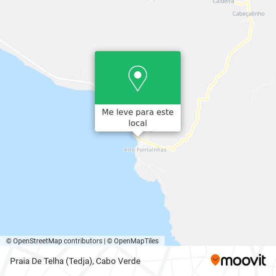 Praia De Telha (Tedja) mapa