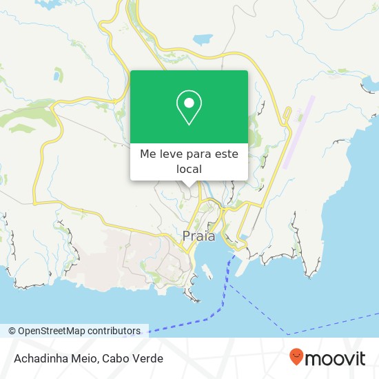 Achadinha Meio mapa