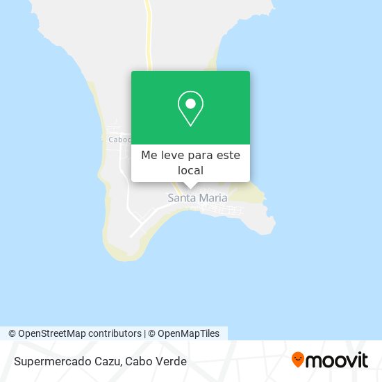 Supermercado Cazu mapa