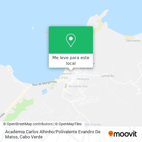 Academia Carlos Alhinho / Polivalente Evandro De Matos mapa