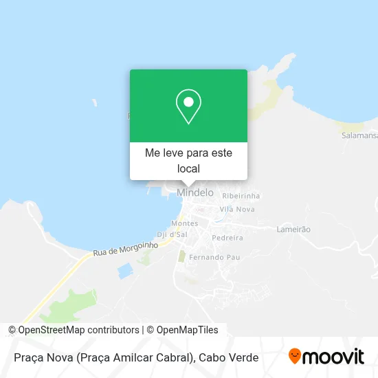 Praça Nova (Praça Amilcar Cabral) mapa