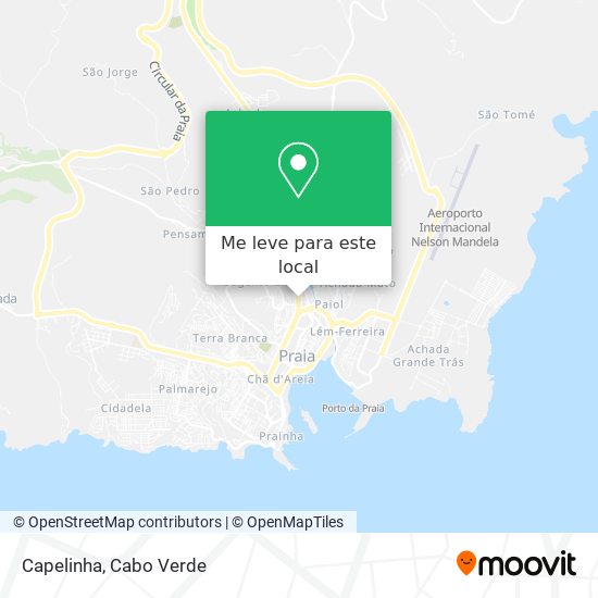 Capelinha mapa