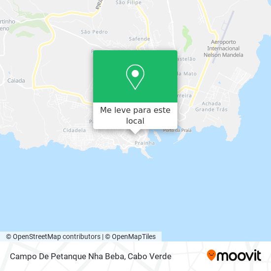 Campo De Petanque Nha Beba mapa