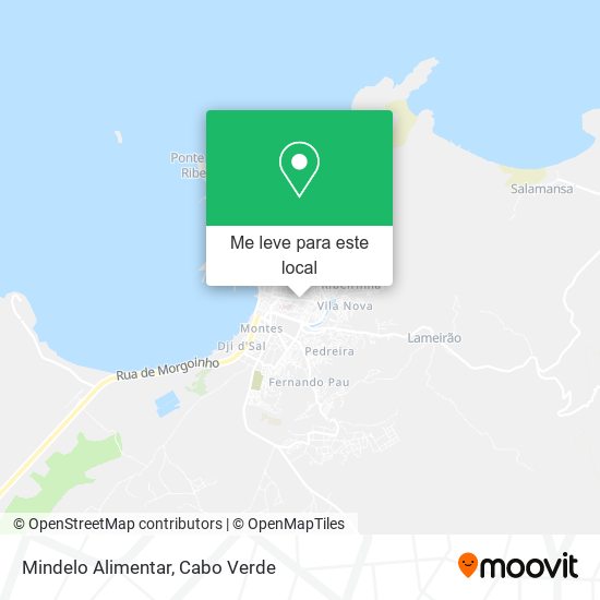 Mindelo Alimentar mapa