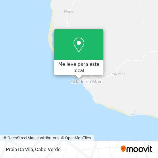 Praia Da Vila mapa