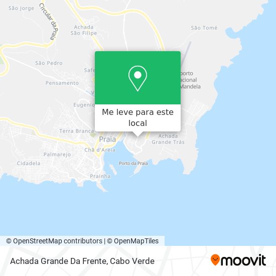 Achada Grande Da Frente mapa