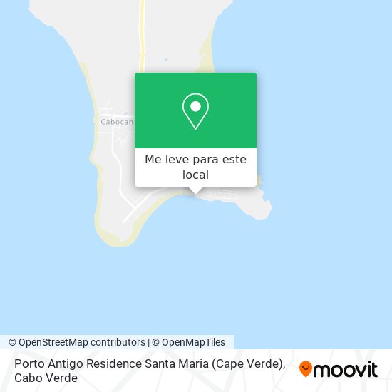 Porto Antigo Residence Santa Maria (Cape Verde) mapa