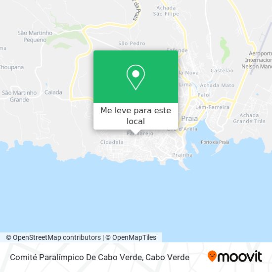 Comité Paralímpico De Cabo Verde mapa