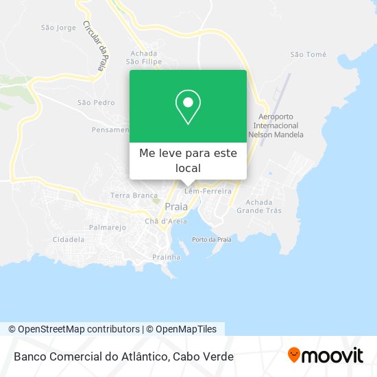 Banco Comercial do Atlântico mapa