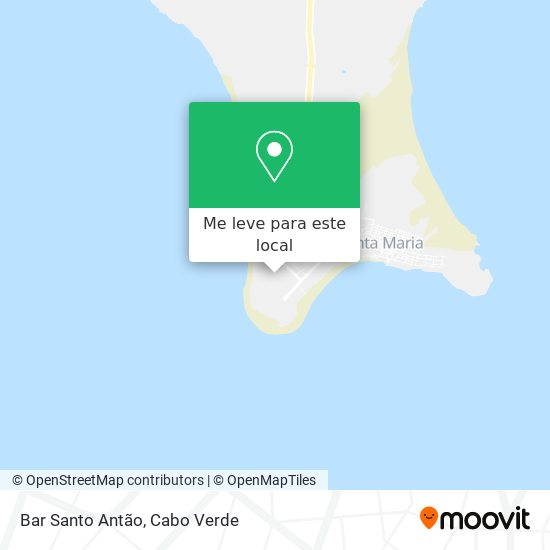Bar Santo Antão mapa