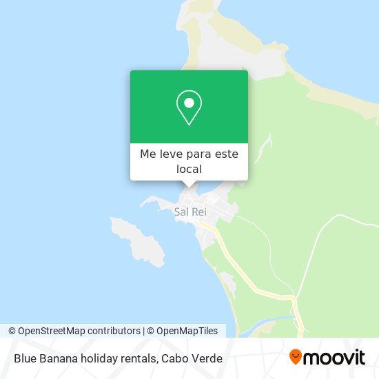 Blue Banana holiday rentals mapa