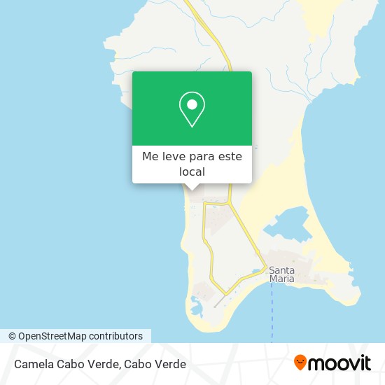 Camela Cabo Verde mapa