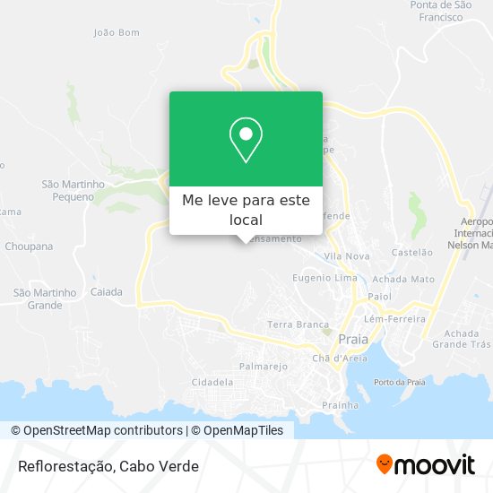 Reflorestação mapa