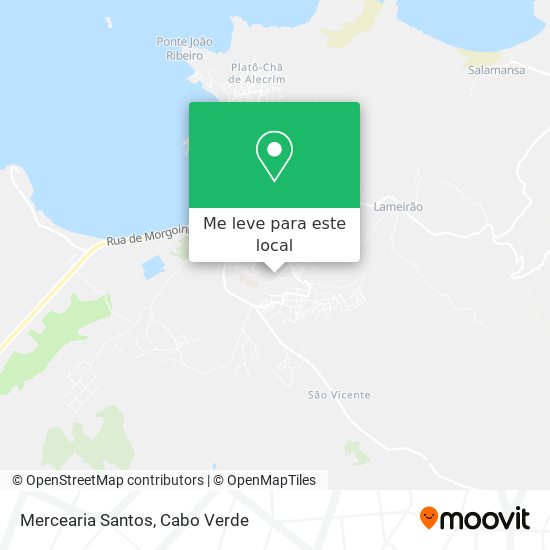 Mercearia Santos mapa