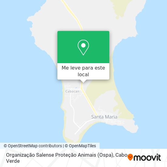 Organização Salense Proteção Animais (Ospa) mapa