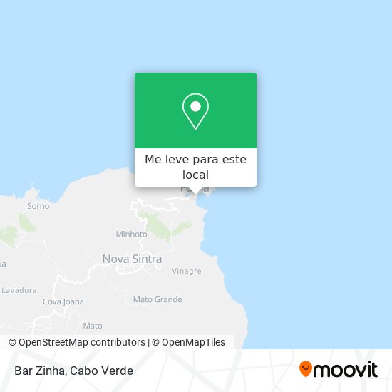 Bar Zinha mapa