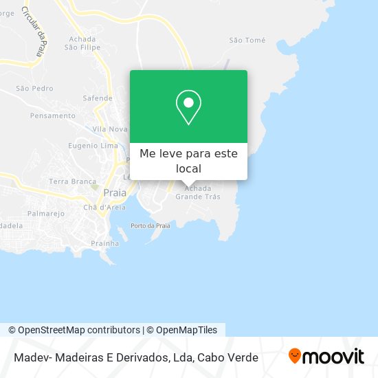 Madev- Madeiras E Derivados, Lda mapa