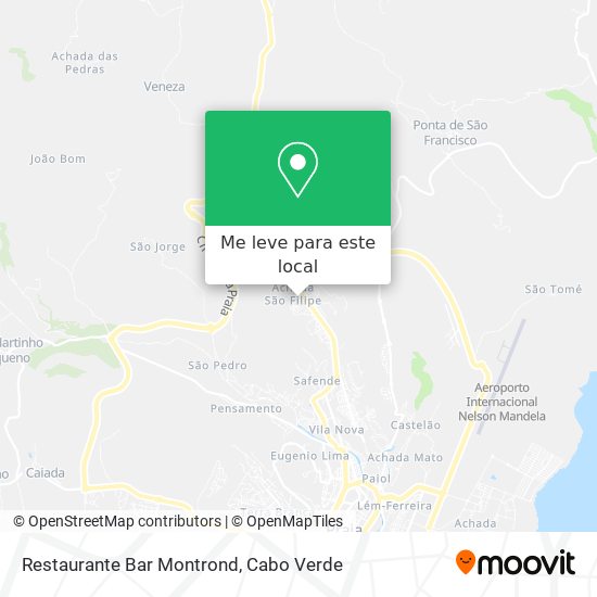Restaurante Bar Montrond mapa