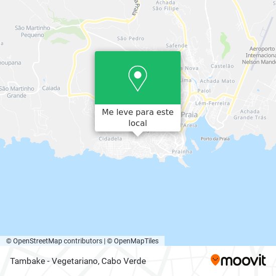 Tambake - Vegetariano mapa