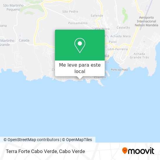 Terra Forte Cabo Verde mapa