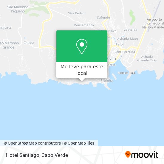 Hotel Santiago mapa