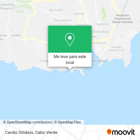 Cardio Ginásio mapa