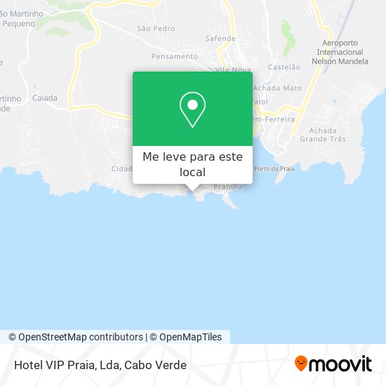 Hotel VIP Praia, Lda mapa