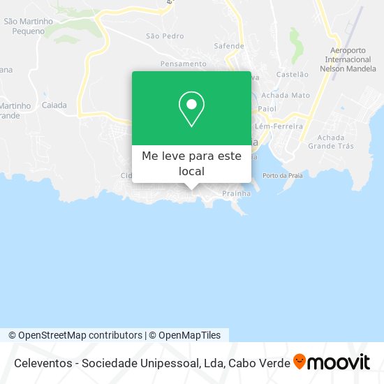 Celeventos - Sociedade Unipessoal, Lda mapa